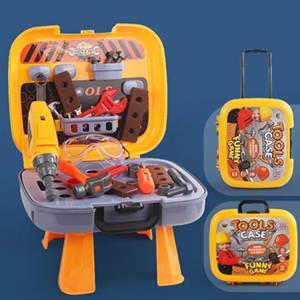 ست جعبه ابزار کارگاهی 4 در 1 کیفی کودک Tools Case 4 in 1-اسباب بازی مشاغل